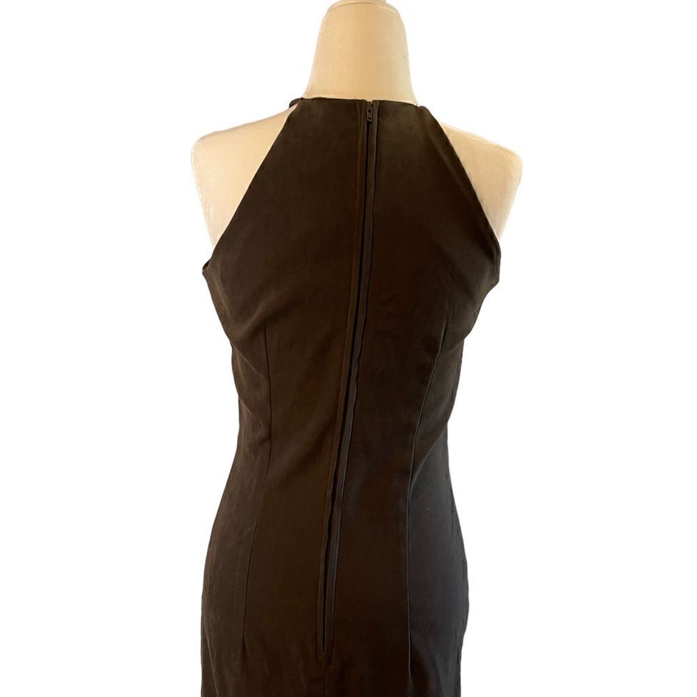 VTG Eleven USA Faux Suede Color Block Sleeveless Dress | SZ S - Picture 10 of 15